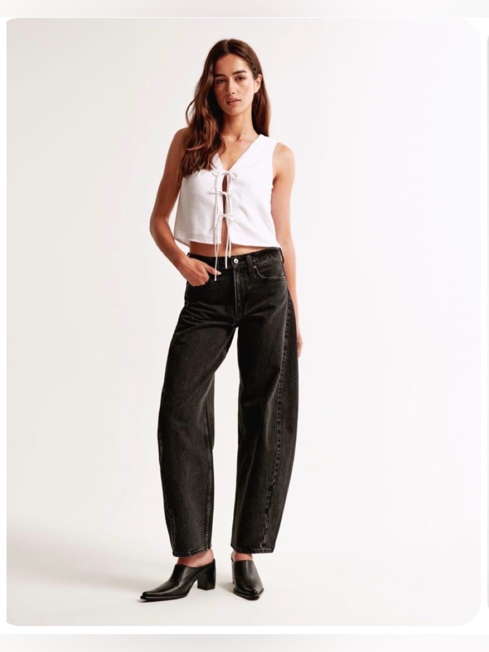 Abercrombie & Fitch The Barrel Jean Mid Rise